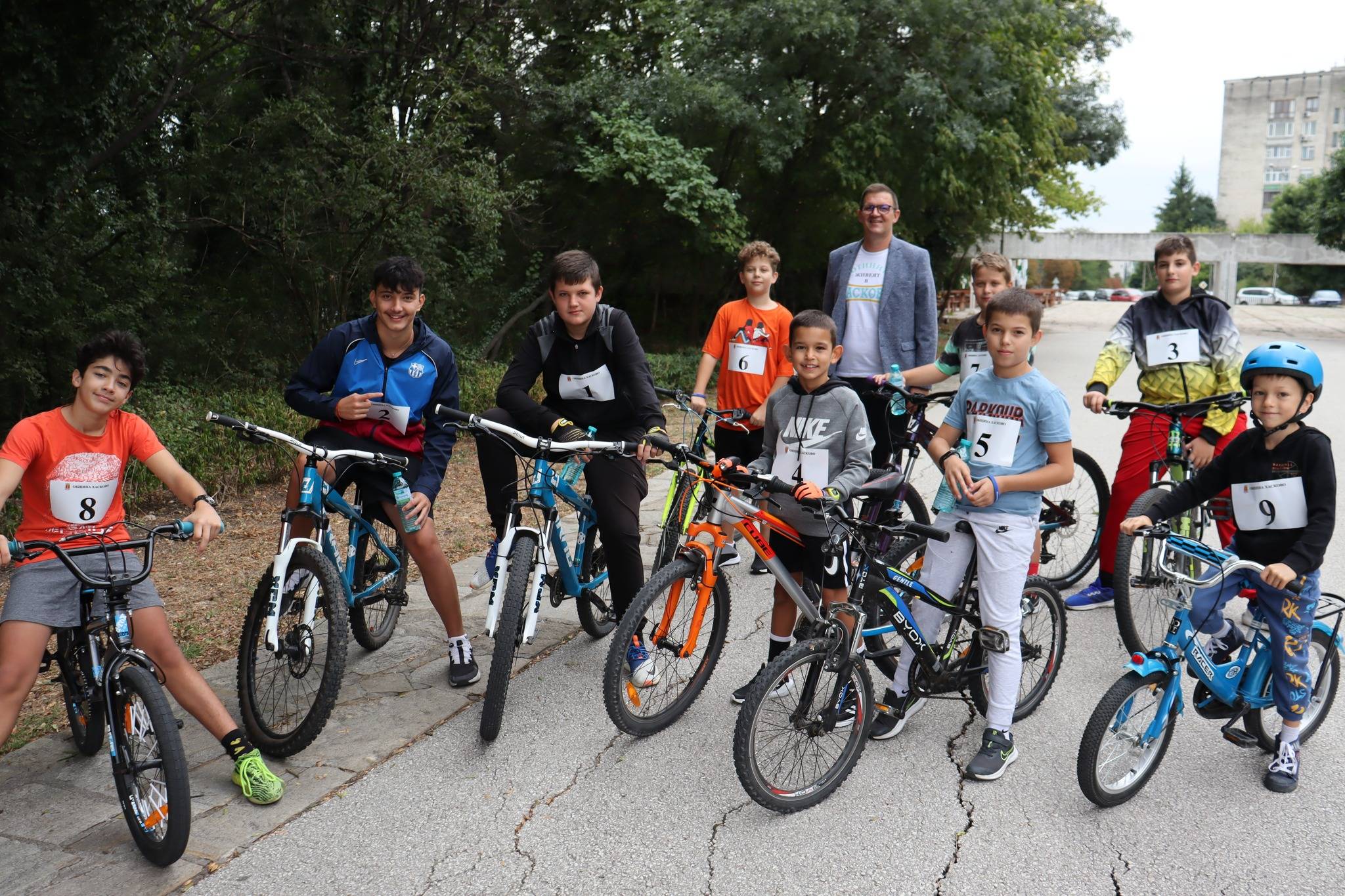  Малки велосипедисти в Хасково 